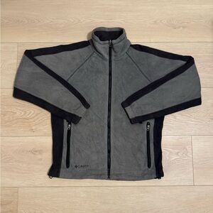 Columbia Charcoal and Black Fleece Jacket